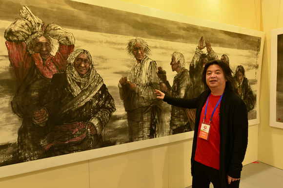 第七届中国画节开幕 中外艺术名家名作聚集画都潍坊
