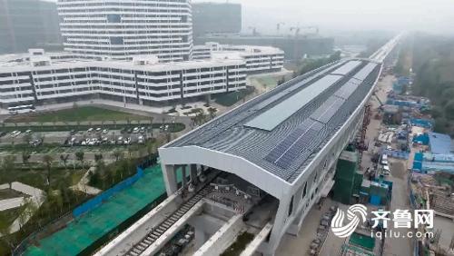 济南R1线地铁前大彦站完成封顶，2019年安装调试