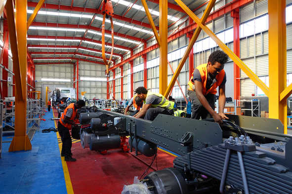 中国重汽埃塞俄比亚组装厂开业 助推中非产能合作