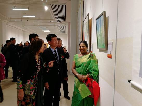 第九届亚洲国际美术交流展在青岛开幕