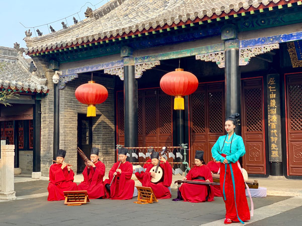 邹城孟府“加笄礼”穿越千年 传承传统礼乐文化